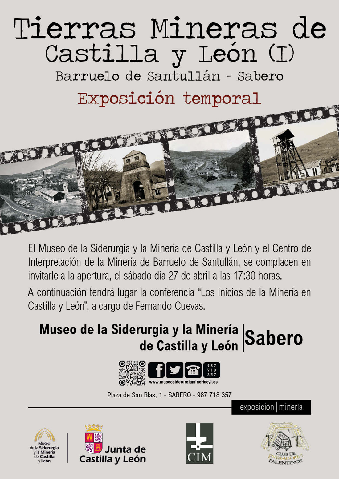 Invitación Exposición Temporal Tierras Mineras I (para web)