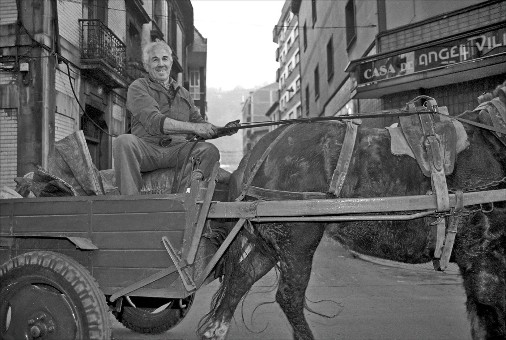 200 - Venta ambulante de Carbon. Langreo. Asturias 1995 - BN